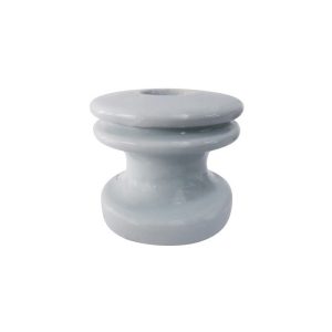 Aislador de carrete chico 10kV, 6,6kN, gris