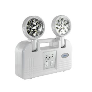 Equipo emergencia LED IP20, 2X1,5W, 6.500K, con manilla