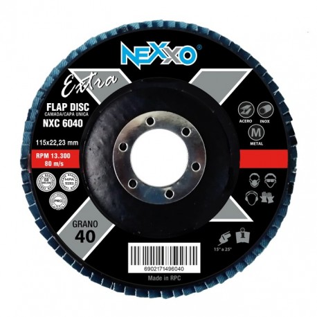 Disco Flap Nexxo Extra Circonio 4 1/2"