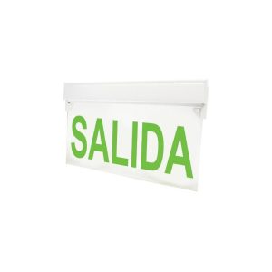 Banderola LED con texto salida