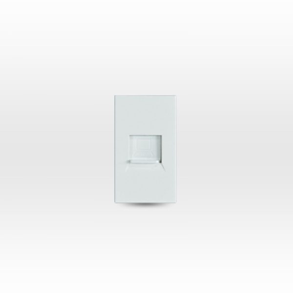 Módulo conector RJ45 CAT 6 blanco