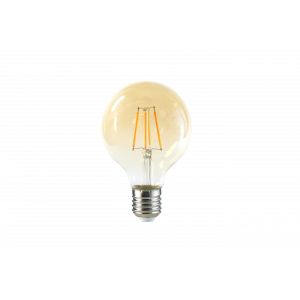 Ampolleta LED G80 Yellow Glass E27 6W VINTAGE