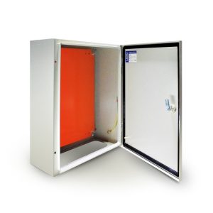 Gabinete metálico IP65, 1 puerta, 800x600x200mm.