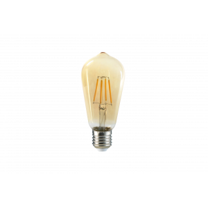 Ampolleta LED ST58 Yellow Glass E27 6W VINTAGE