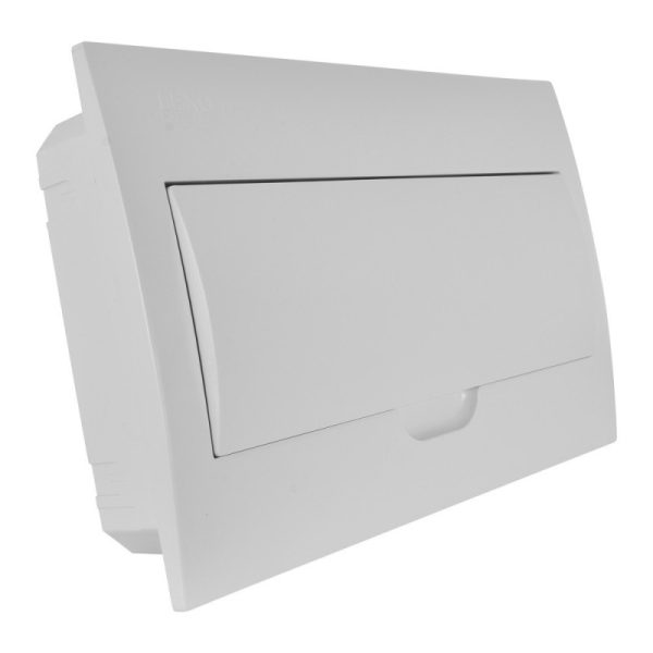 Tablero embutido IP41, LH, tapa color blanco, 18 polos