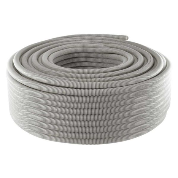 Tubo metálico flexible 20mm., rollo de 30mts.